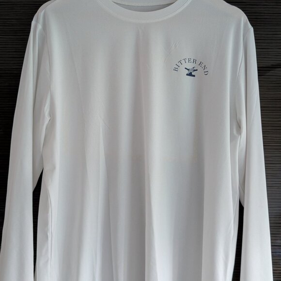 BVI Bitter End Yacht Club - Long Sleeve UPF Shirt - Mens Medium White - Picture 2 of 3